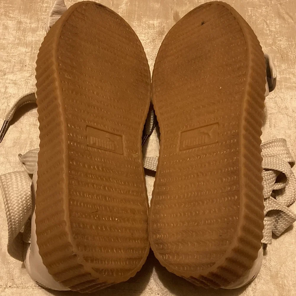 Fenty Puma Bow Creeper Leather Platform Sandals